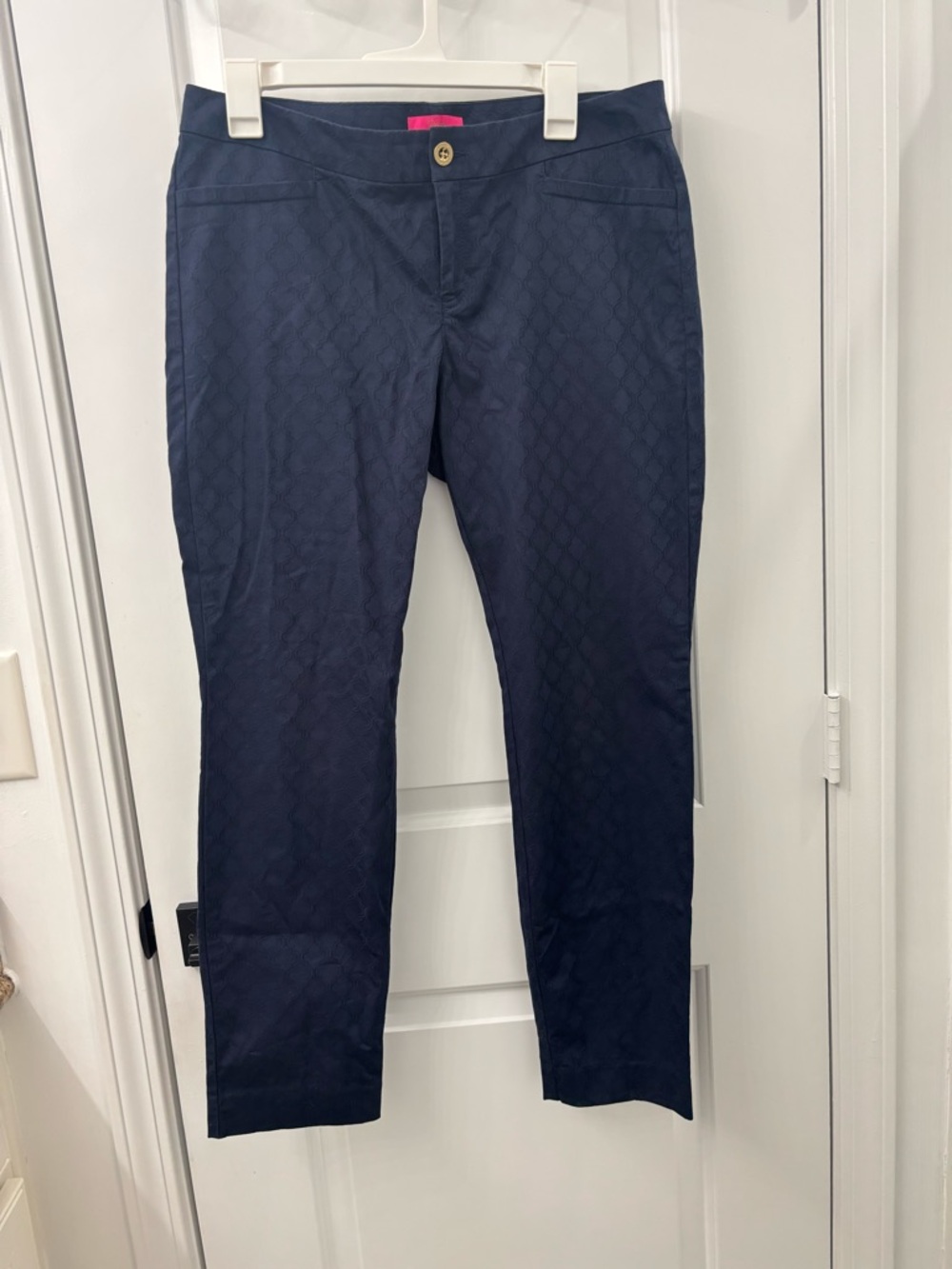 Lilly Pulitzer Kelly textured skinny ankle pant